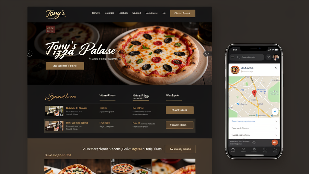 Tony's Pizza Palace — Restaurant Website